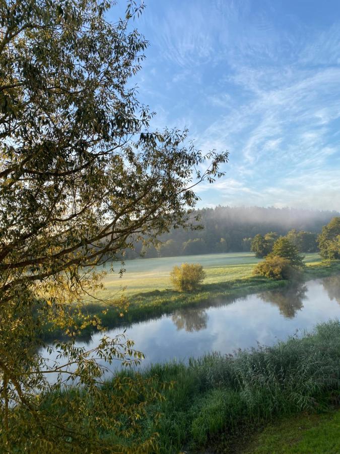 Idyllische Ferienwohnungen In Mossendorf Blick Zur Naab 부르크레겐펠트 외부 사진
